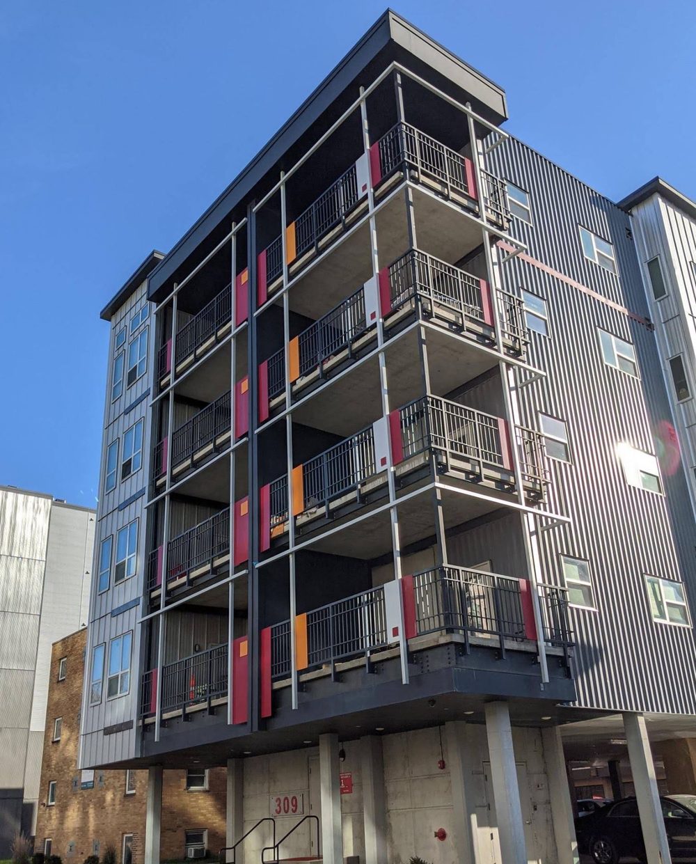 Multifamily apartment building